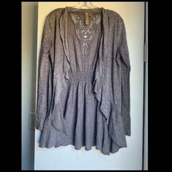 Grey-blue cardigan - Picture 1 of 3